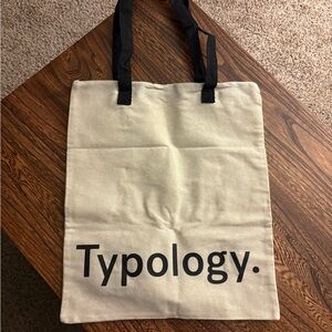 Typology 100% Recycled Cotton and Polyester Tote Bag